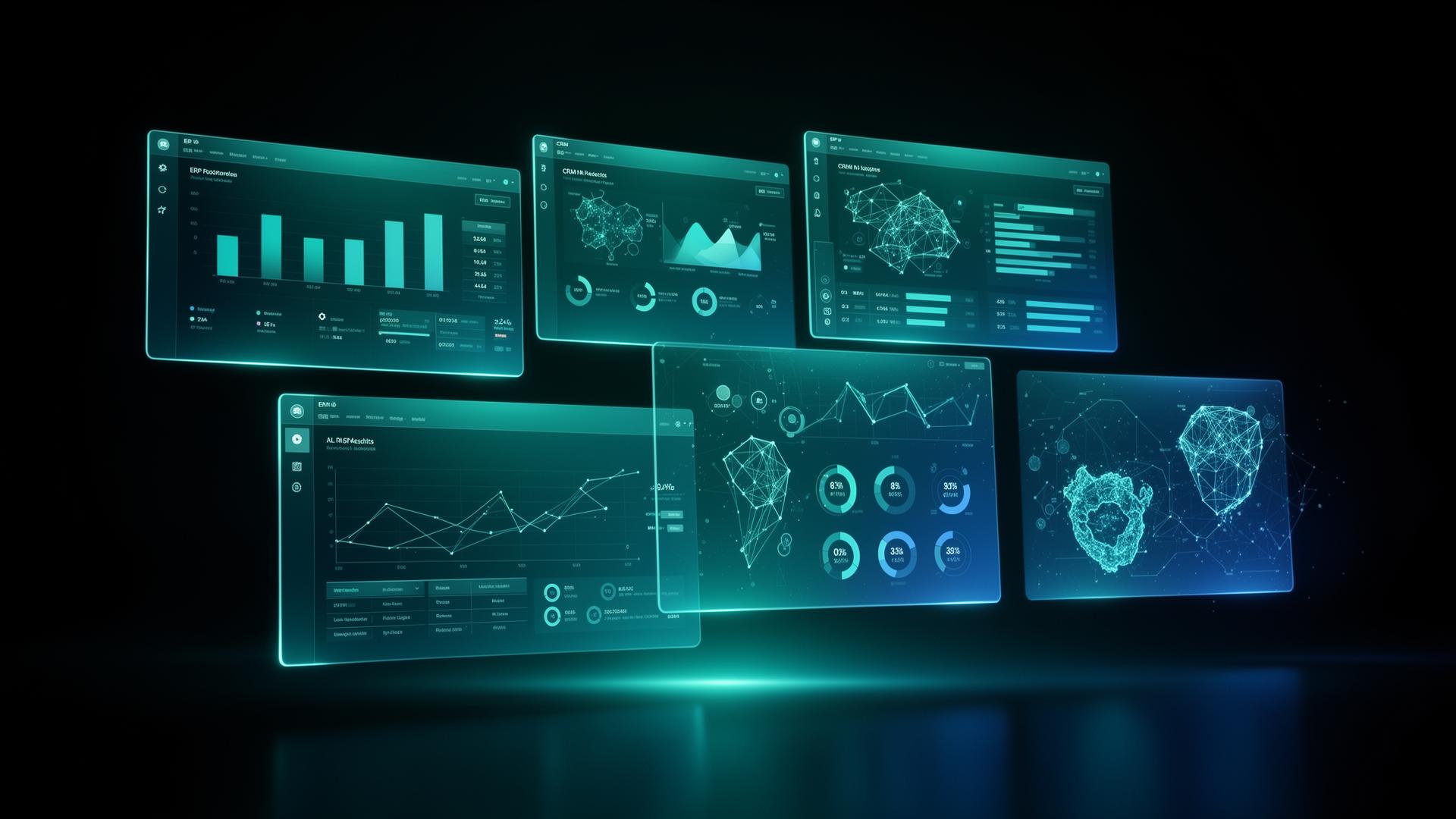 Mobile application interfaces for iOS and Android